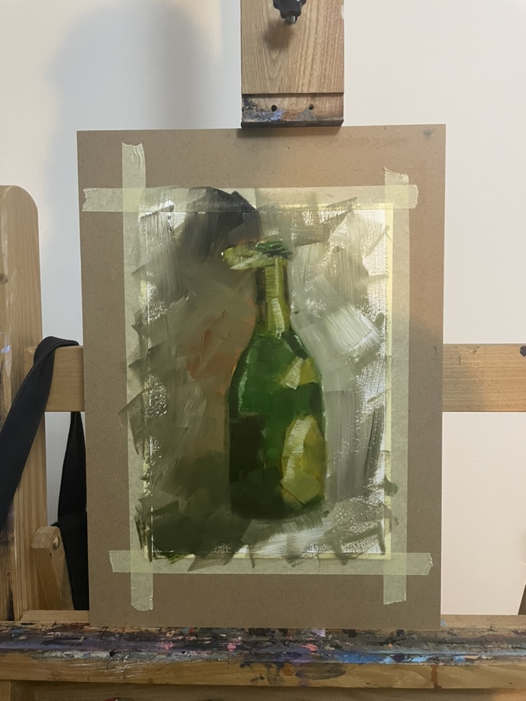 Champaign bottle study